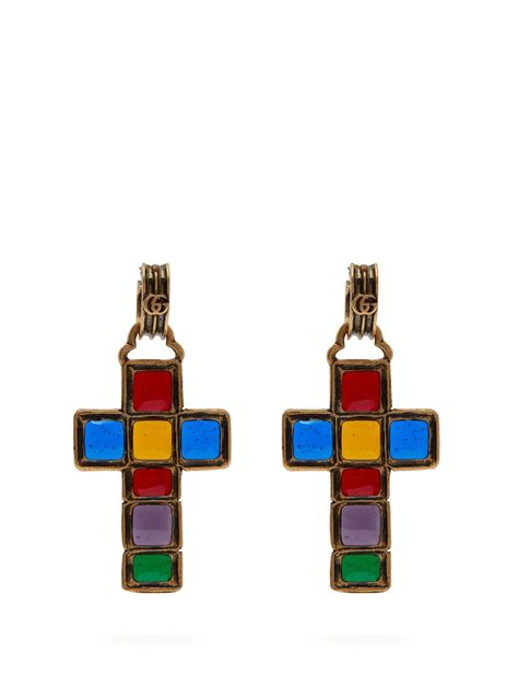 gucci earrings market cross.